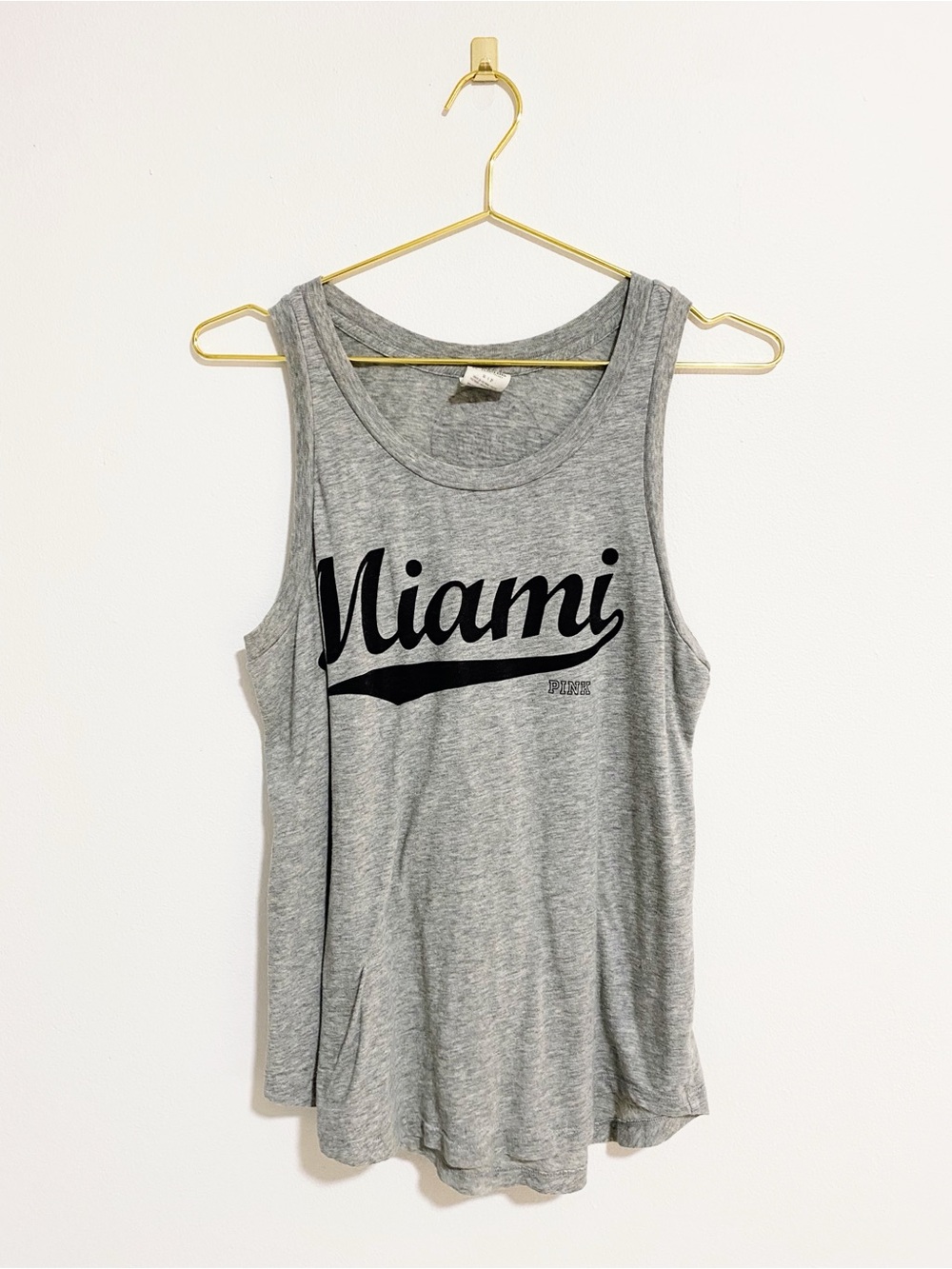 PINK 'Miami' Campus Cotton Tank